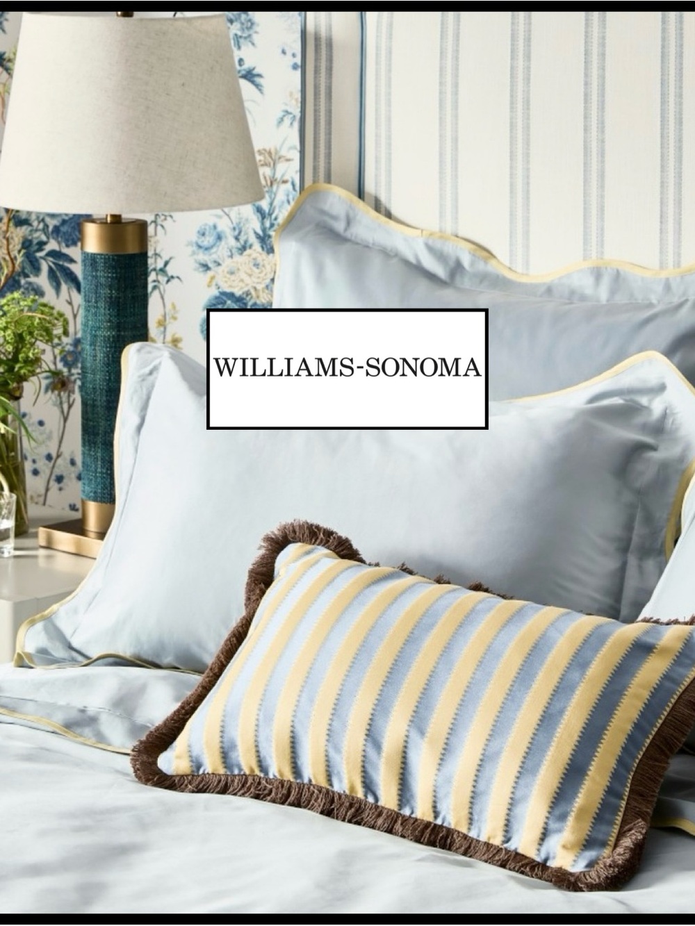 Sanderson + Giles Deacon for Williams Sonoma Lumbar Pillow Cover